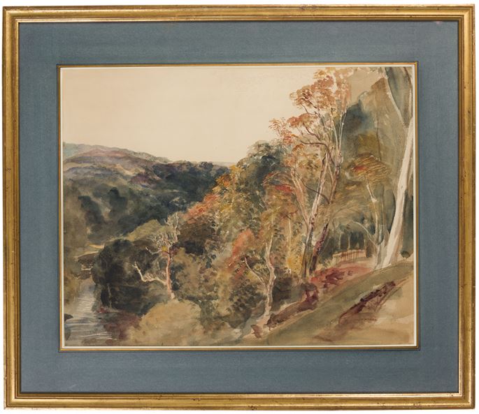 Peter DE WINT - Wooded Hills and a Valley near Lowther, Westmoreland | MasterArt